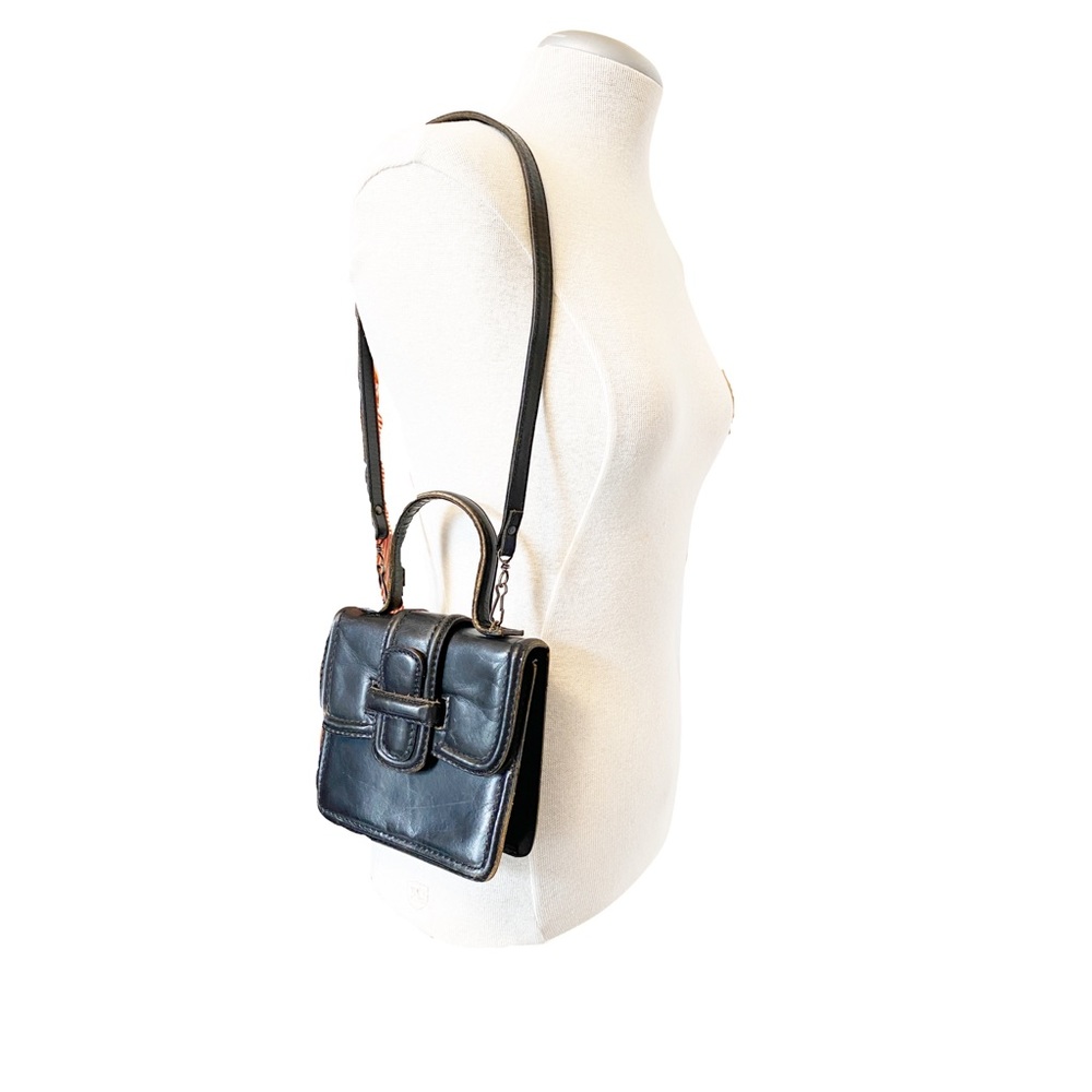 VINTAGE - MINI LEATHER SATCHEL BAG